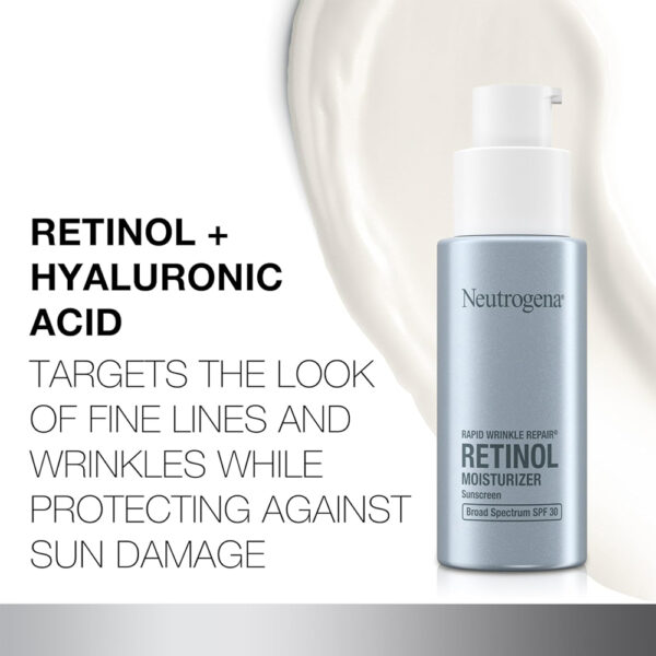 ارزان کرم روز مرطوب کننده و ضد چروک با رتینول + SPF 30 نوتروژینا