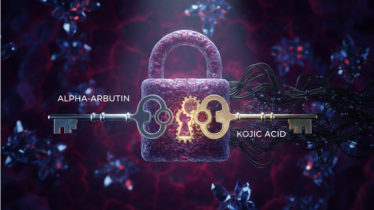 آلفا آربوتین و کوجیک اسید در ضد لک ایرانی تضمینی بدون بازگشت