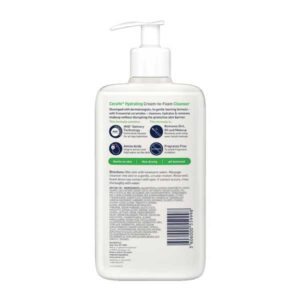 خرید پاک‌کننده کرم فوم آبرسان سراوی مدل Hydrating