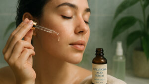 نحوه استفاده صحیح از سرم هیالورونیک اسید