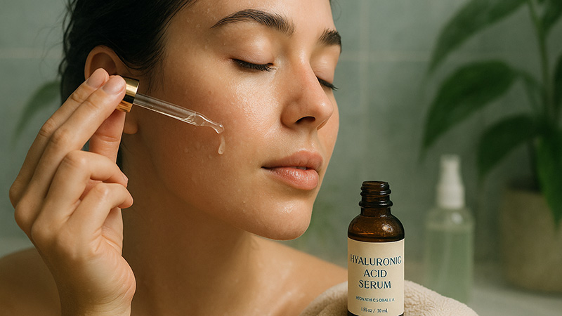 نحوه استفاده صحیح از سرم هیالورونیک اسید