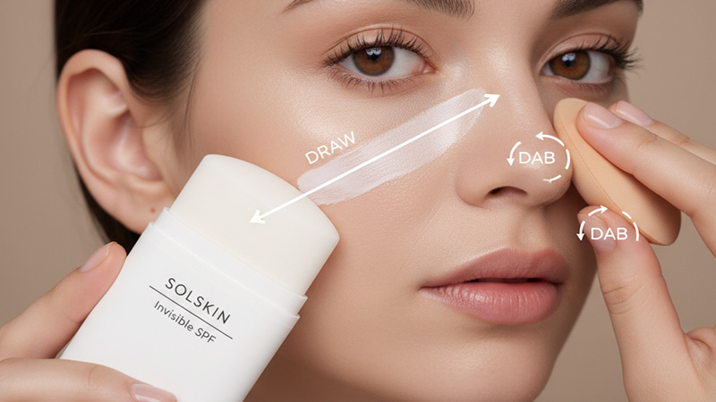 نحوه استفاده از ضد آفتاب رولی