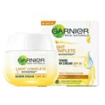 خرید کرم ضد لک روز ویتامین C گارنیه روشن‌کننده و دارای SPF