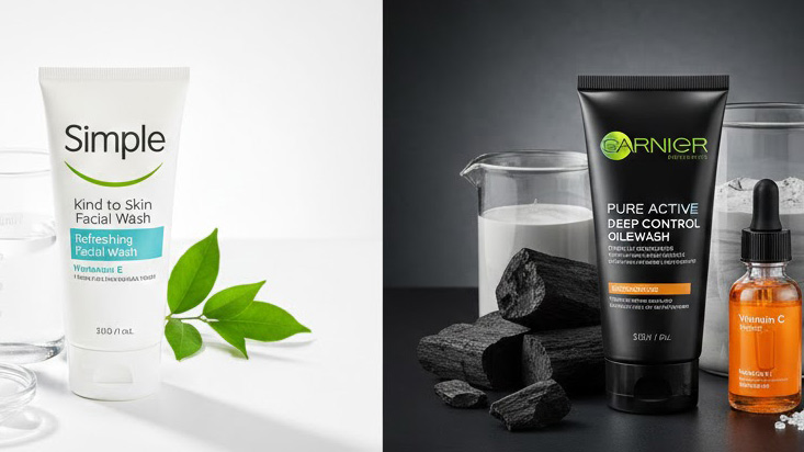 ترکیبات موئر گارنیر ویتامین C و سیمپل