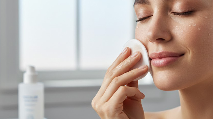 ترتیب استفاده از میسلار واتر و تونر